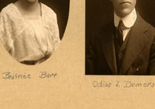 Load image into Gallery viewer, Portrait photos of Beatrice Burr and Odias Demers at Sanford High School in Maine
