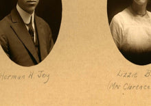 Load image into Gallery viewer, Portrait photographs of Lizzie Blanchard and Herman Joy