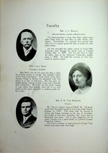 Load image into Gallery viewer, 1916 Claude High School Faculty Principal Lula Reed