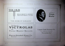 Load image into Gallery viewer, 1919 Beaumont High School Yearbook Vintage Advertising