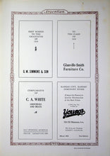 Load image into Gallery viewer, 1929 Argentine High School Yearbook vintage advertising ads