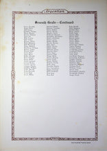 Load image into Gallery viewer, 1929 Argentine High School Seventh Grade Students Names