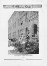 Load image into Gallery viewer, 1929 Robert E. Lee High School Students at Building's Main Entrance