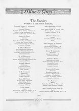 Load image into Gallery viewer, 1929 Robert E. Lee High School Faculty Names
