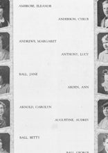 Load image into Gallery viewer, 1929 Robert E. Lee High School Junior Student Portrait Photos