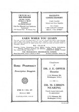 Load image into Gallery viewer, 1930 John Adams High School vintage advertising 1930s