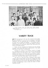 Load image into Gallery viewer, 1935 John Adams High School Varsity Track Team Photograph