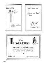 Load image into Gallery viewer, 1935 John Adams High School Yearbook Advertisting 1930s