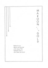 Load image into Gallery viewer, 1936 John Adams High School Maroon and Gold Yearbook
