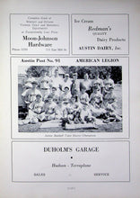 Load image into Gallery viewer, Old vintage advertising in the Austinian yearbook from Austin High School in Minnesota