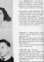 Load image into Gallery viewer, Black and White Photos of Seniors in 1949 New Kent High School Yearbook in New Kent County, Virginia