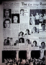 Load image into Gallery viewer, 1950 San Diego High School Candid Student Photos