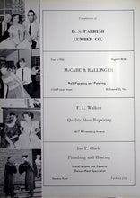 Load image into Gallery viewer, 1950s Ads in the 1955 Varina High School Yearbook Henrico County, Virginia