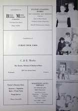 Load image into Gallery viewer, 1950s Advertising in the 1955 Varina High School Yearbook Henrico County, Virginia