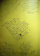 Load image into Gallery viewer, Cursive handwriting in the 1971 Harrison High School Yearbook in Colorado Springs, CO
