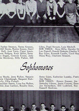 Load image into Gallery viewer, Sophomores class photos in 1950 Fayetteville High School Yearbook