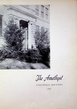 Load image into Gallery viewer, 1950 Fayetteville High School Yearbook The Amethyst
