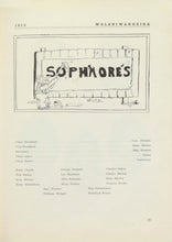Load image into Gallery viewer, Sophomores Students in 1913 Winslow High School Yearbook in Navajo County, Arizona
