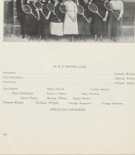 Load image into Gallery viewer, Tennis Club Picture in 1913 Winslow High School Yearbook in Navajo County, Arizona