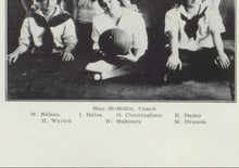 Load image into Gallery viewer, Girls Basketball Team Picture in 1916 Winslow High School Yearbook in Navajo County, Arizona