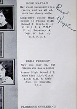 Load image into Gallery viewer, Portrait photos of Seniors Students in 1931 Lindsay High School yearbook in Tulare County, California