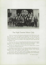 Load image into Gallery viewer, The High Tension Motor Club Group Photo in 1920 Colorado Springs High School Yearbook in El Paso County, CO