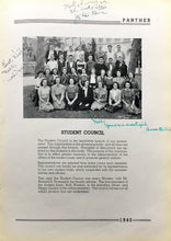 Load image into Gallery viewer, Vintage student council picture in 1940 H.B. Plant High School yearbook in Tampa, FL