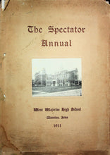 Load image into Gallery viewer, 1911 West Waterloo High School Yearbook