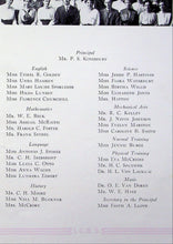 Load image into Gallery viewer, Group photo of faculty in 1917 Iowa City High School Yearbook in Johnson County, IA