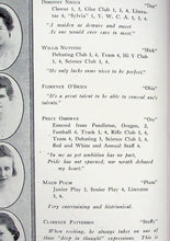 Load image into Gallery viewer, Senior Students portrait photographs in 1917 Iowa City High School Yearbook in Johnson County, IA