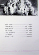 Load image into Gallery viewer, 10th Grade Girls Basketball Team Picture in the 1917 Iowa City High School Yearbook in Johnson County, IA