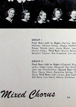 Load image into Gallery viewer, Students in Mixed Chorus in the 1946 Chariton High School Yearbook in Lucas County, Iowa