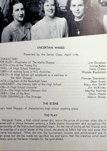 Load image into Gallery viewer, Members of the Senior Class Play in 1946 Chariton High School Yearbook in Lucas County, Iowa