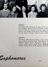 Load image into Gallery viewer, Sophomore Students in the 1946 Chariton High School Yearbook in Lucas County, Iowa