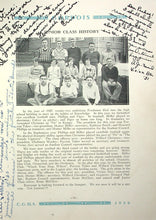Load image into Gallery viewer, Junior Class History in 1930 Cerro Gordo Township High School Yearbook in Piatt County, Illinois