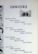Load image into Gallery viewer, Juniors students at 1936 Rockford High School Yearbook