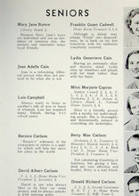 Load image into Gallery viewer, Senior Students in the 1936 Rockford High School Yearbook Winnebago County, Illinois