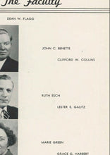 Load image into Gallery viewer, 1938 Niles Township High School Pictures of Faculty Members in Reelections Yearbook - Skokie, Illinois