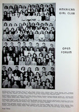 Load image into Gallery viewer, 1942 Austin High School American Girl Club and Open Forum group photos