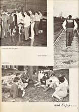 Load image into Gallery viewer, Candid student pictures in 1967 Freeburg Community High School yearbook in St. Clair County, IL