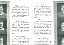 Load image into Gallery viewer, Individual photographs of varsity football team players in 1917 Linton High School Yearbook in Greene County, Indiana