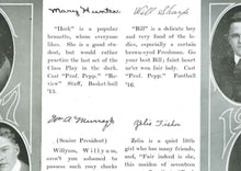 Load image into Gallery viewer, Portrait photos of senior students in the 1917 Linton High School Yearbook in Greene County, Indiana