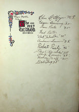 Load image into Gallery viewer, 1927 Central High School Yearbook in Fort Wayne, Indiana * The Caldron 1927