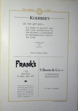 Load image into Gallery viewer, Vintage advertising in Central High School Yearbook at Fort Wayne Indiana