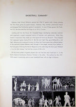 Load image into Gallery viewer, Pictures of the Basketball Team playing in 1937 Kokomo High School Yearbook in Indiana