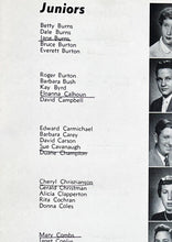 Load image into Gallery viewer, Pictures of Juniors Students in 1955 Columbus High School Yearbook in Bartholomew County, IN