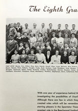 Load image into Gallery viewer, 8th Grade class photo in the 1947 Lloyd Memorial High School yearbook Erlanger KY