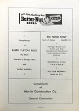 Load image into Gallery viewer, 1940s vintage advertising in the 1947 Lloyd Memorial High School yearbook Kenton County, Kentucky