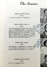 Load image into Gallery viewer, Seniors Photographs in the 1947 Lloyd Memorial High School yearbook Kenton County, Kentucky