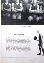 Load image into Gallery viewer, Vintage picture of Boys Varsity Basketball Team Picture in 1920 Windom High School Yearbook in Cottonwood County, MN